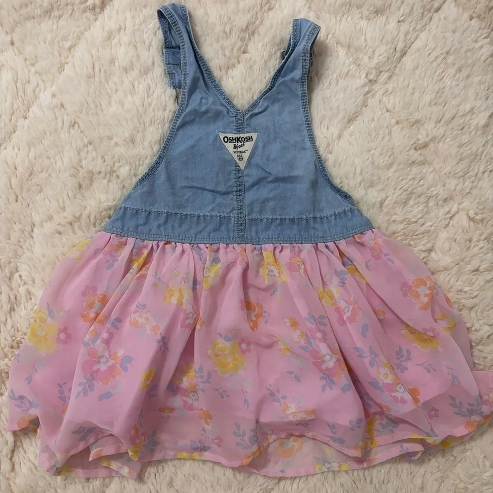 Oshkosh | floral overall dress